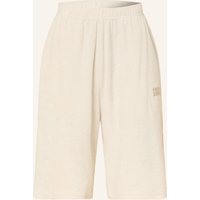 American vintage Shorts Fuxow Aus Frottee beige