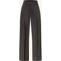 AllSaints Allsaints Marlenehose Poppy Aus Satin schwarz