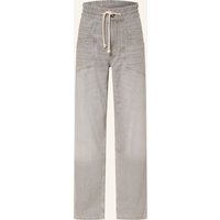 BA&SH Wide Leg Jeans Yima grau