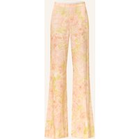 sandro Marlenehose Aus Satin pink