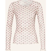 CLAUDIE PIERLOT Claudie Pierlot Longsleeve Aus Mesh beige