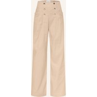 CLAUDIE PIERLOT Claudie Pierlot Marlenehose Mit Leinen beige
