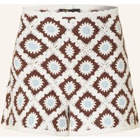 Maje Maje Häkelshorts braun