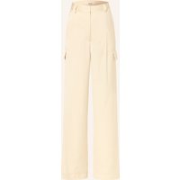 BA&SH Cargohose Cary Aus Satin gelb