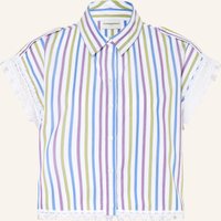 CLAUDIE PIERLOT Claudie Pierlot Hemdbluse Mit Spitze weiss