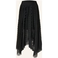 AllSaints Allsaints Mesh-Rock Vashtie Mit Spitze schwarz