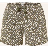 Schiesser Schlafshorts Mix+Relax gruen