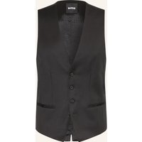 Boss Boss Anzugweste Huge Slim Fit schwarz