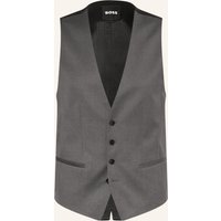 Boss Boss Anzugweste Huge Slim Fit grau