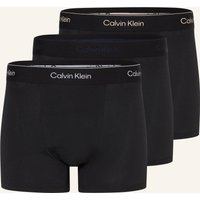 Calvin Klein 3er-Pack Boxershorts Icon Cotton Relaxed Fit schwarz