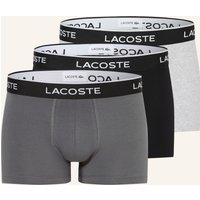 Lacoste 3er-Pack Boxershorts grau