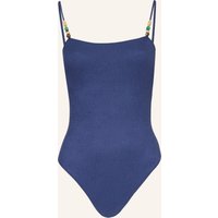 BANANA MOON COUTURE Banana Moon Couture Badeanzug Mapiri Tanzania Mit Schmuckperlen blau