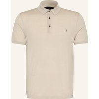 AllSaints Allsaints Strick-Poloshirt Mode Merino Aus Merinowolle gruen