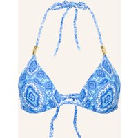 heidi klein Triangel-Bikini-Top Mykonos blau