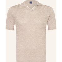 FEDELI Fedeli Strick-Poloshirt beige