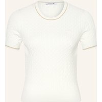 Lacoste Strickshirt weiss