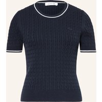 Lacoste Strickshirt blau