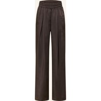 Lacoste Marlenehose Aus Satin braun