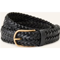 Tommy Hilfiger Flechtgürtel Aus Leder schwarz