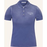 Acne Studios Acne Studios Piqué-Poloshirt blau