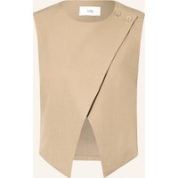 Y.A.S. Blazerweste beige