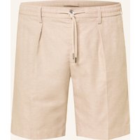 PROFUOMO Profuomo Shorts Mit Leinen beige