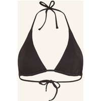HUGO Triangel-Bikini-Top Tropi schwarz