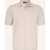 HERNO Strick-Poloshirt beige