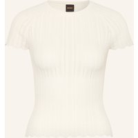 Boss Stricktop C_Fice weiss