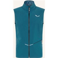 Salewa Softshell-Weste Pedroc Dst Light blau