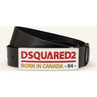 Dsquared2 Ledergürtel schwarz
