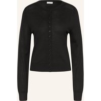 ALMADA LABEL Almada Label Strickjacke Hayla Mit Seide schwarz