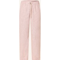 Alberto Chino Luis Wide Fit Mit Leinen rosa