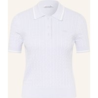 Lacoste Strick-Poloshirt blau