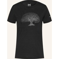 Super.Natural Super.Natural T-Shirt Tree Of Knowledge Mit Merinowolle schwarz