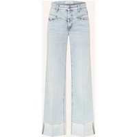 CAMBIO Wide Leg Jeans Antonia blau