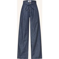 CAMBIO Wide Leg Jeans Alina blau
