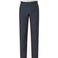 BRAX Chino Fabio Modern Fit Aus Leinen blau