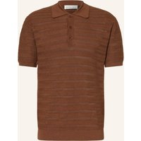 FRESCOBOL CARIOCA Frescobol Carioca Strick-Poloshirt Vidal braun