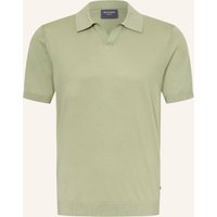 Olymp Strick-Poloshirt gruen