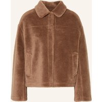 IQ STUDIO Iq Studio Kunstfell-Jacke braun