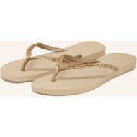 Havaianas Havaianas Zehentrenner Slim Glitter beige