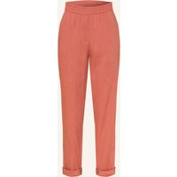 Marc Cain Hose Rhodos Mit Leinen rot