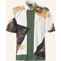 Strellson Strellson Kurzarm-Hemd Casyn Comfort Fit gruen