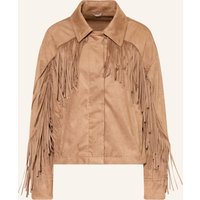 Guess Guess Jacke Ibby In Lederoptik braun