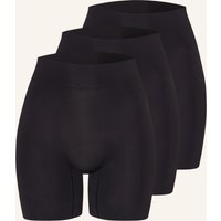 Jockey Jockey 3er-Pack Longpants Ultralight Smoothing Cooling schwarz