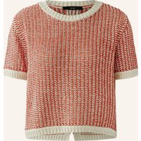 Oui Strickshirt weiss