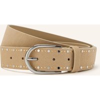 GIANNI CHIARINI Gianni Chiarini Ledergürtel Mit Nieten beige