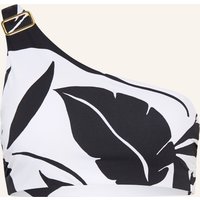 Max Mara BEACHWEAR Max Mara Beachwear One-Shoulder-Bikini-Top Argenta schwarz