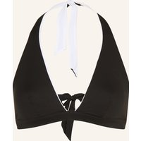 Max Mara BEACHWEAR Max Mara Beachwear Neckholder-Bikini-Top Abazia Zum Wenden schwarz